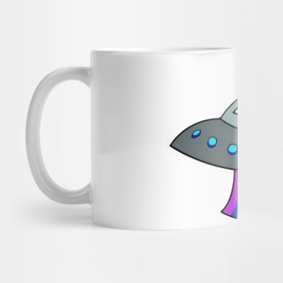 Philadelphia Rainbow Gay Pride Alien Mug